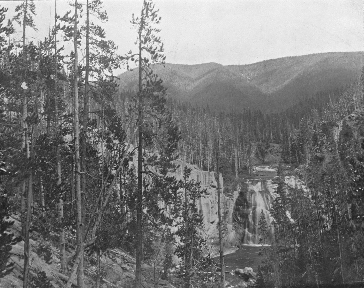 Missouri River, nedenfor Great Falls, Montana, USA, c1900. av Unbekannt