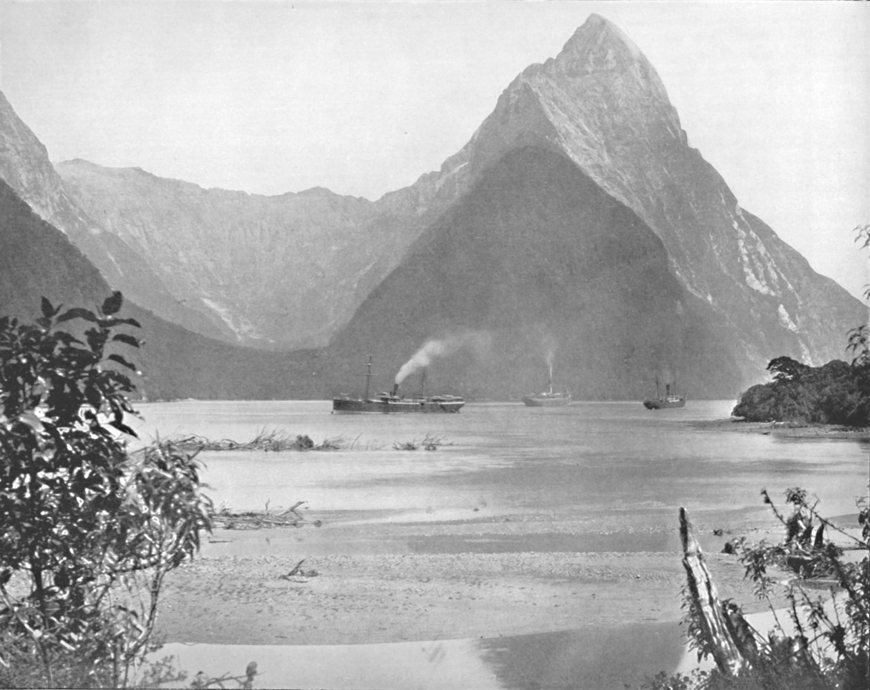 Mitre Peak, 1800-tallet av Unbekannt