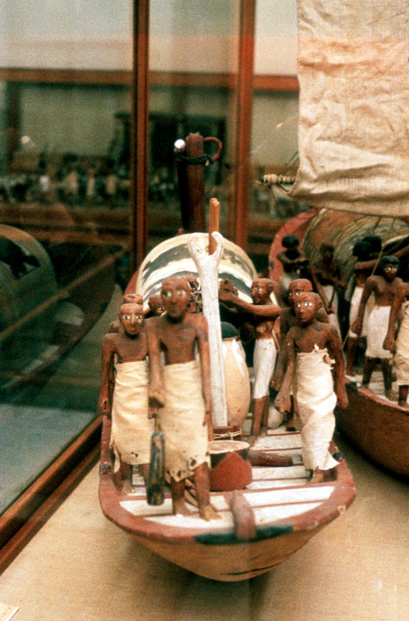 Modellbåt, gammel egyptisk, 1300-tallet f.Kr av Unbekannt