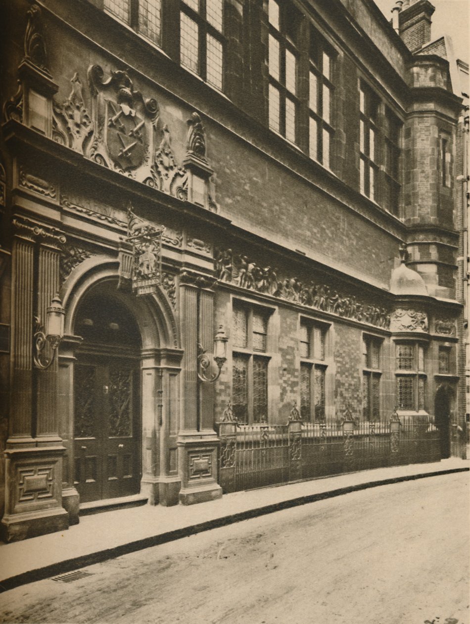 Modern Cutlers Hall i Warwick Lane utenfor Newgate Street, c1935. av Unbekannt