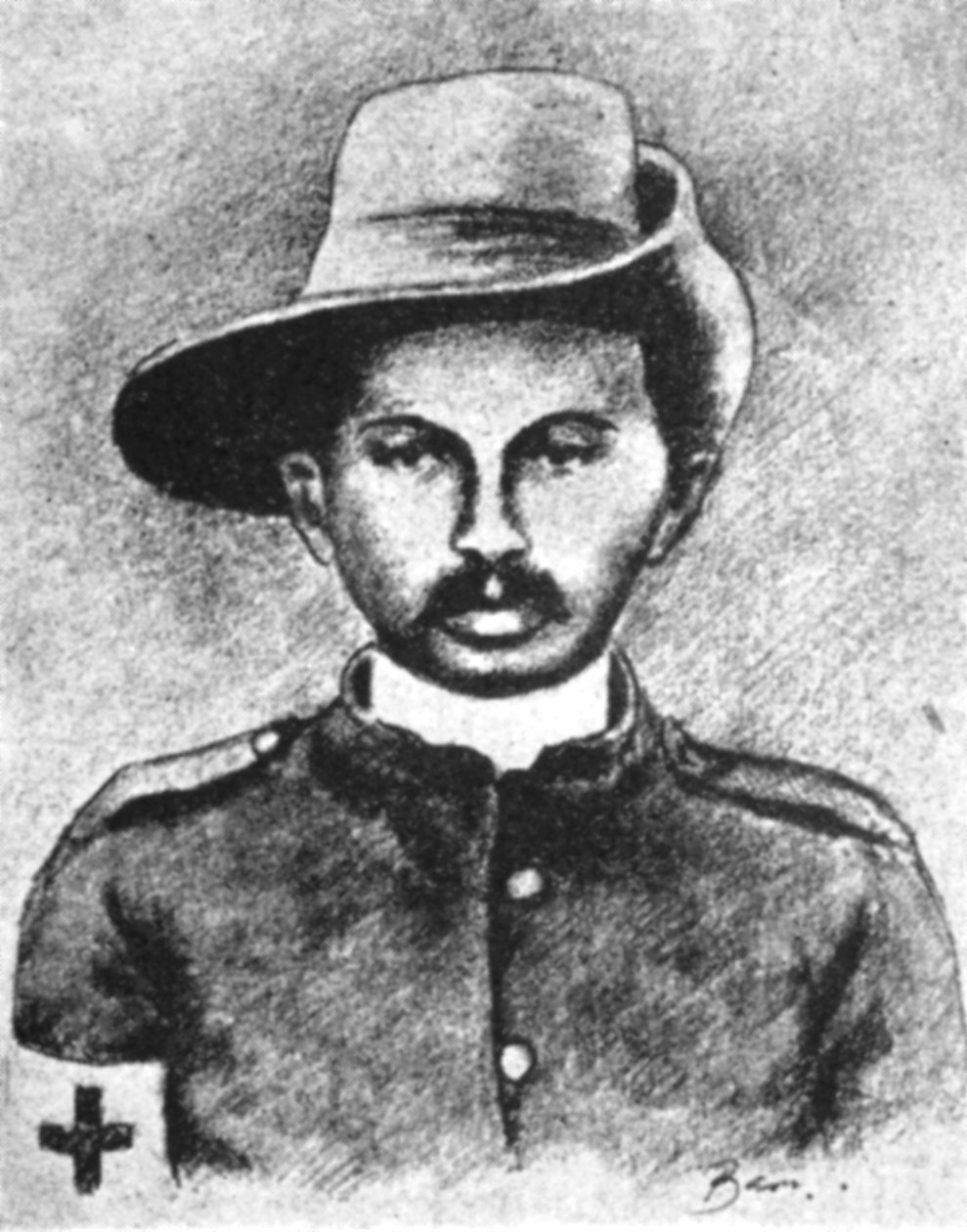 Mohandas Gandhi, indisk nasjonalistleder, 1906 av Unbekannt