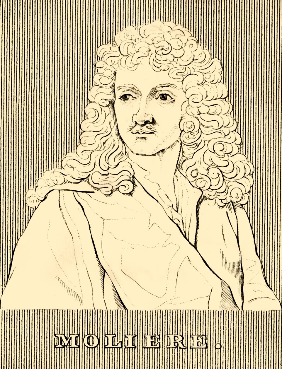 Moliere, 1622-1673, 1830. av Unbekannt