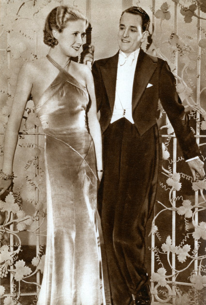 Molly Lamont og Gene Gerrard, skuespillere, 1933 av Unbekannt