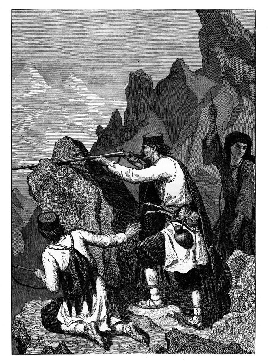 Montenegriner, ca 1890 av Unbekannt