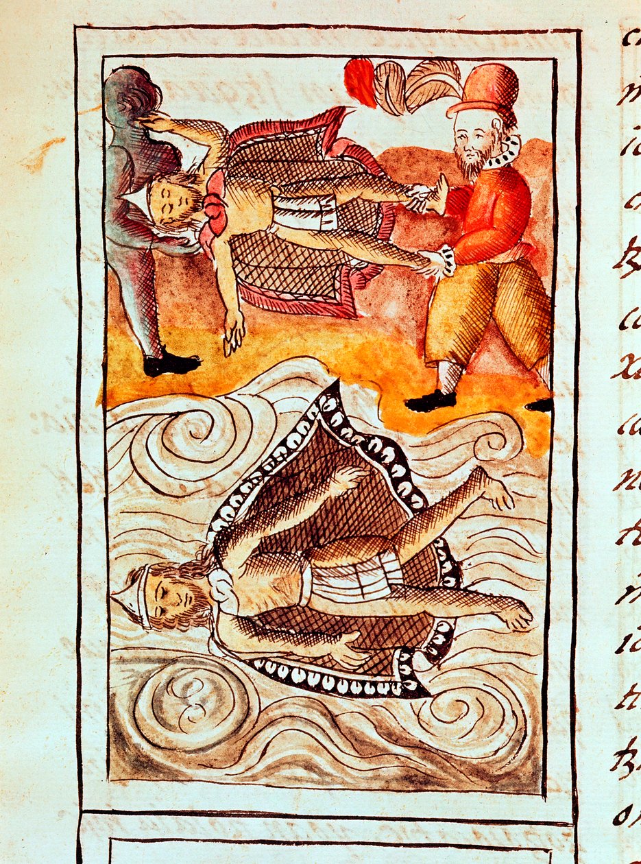 Montezuma II, siste aztekiske keiser, 1520 av Unbekannt