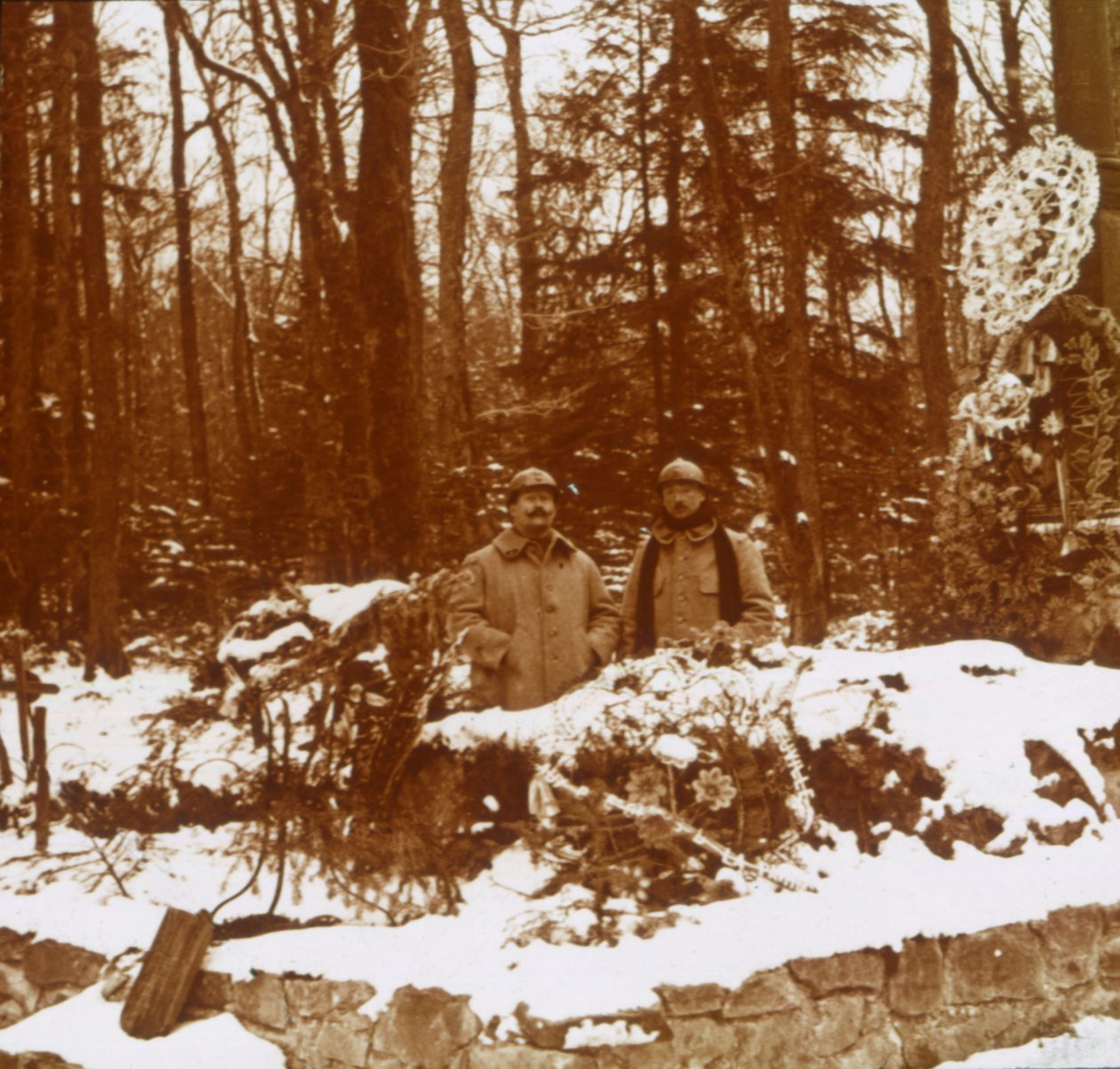 Monument des Chasseurs, Col de la Chipotte, østlige Frankrike, c1914-c1918 av Unbekannt