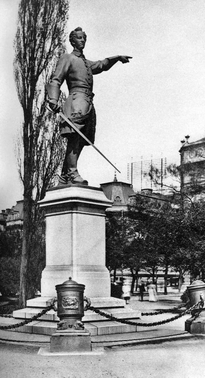 Monument til Charles XII, hager bak Royal Opera House, Stockholm, Sverige, c1923 av Unbekannt