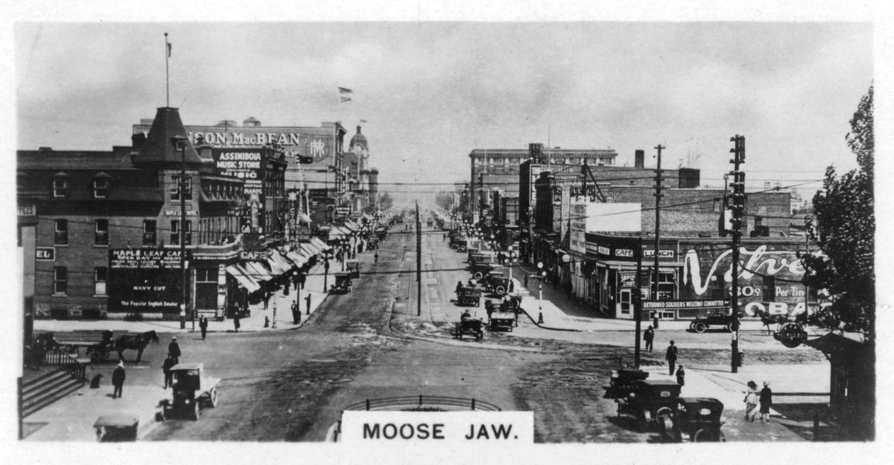 Moose Jaw, Saskatchewan, Canada, ca 1920-tallet av Unbekannt