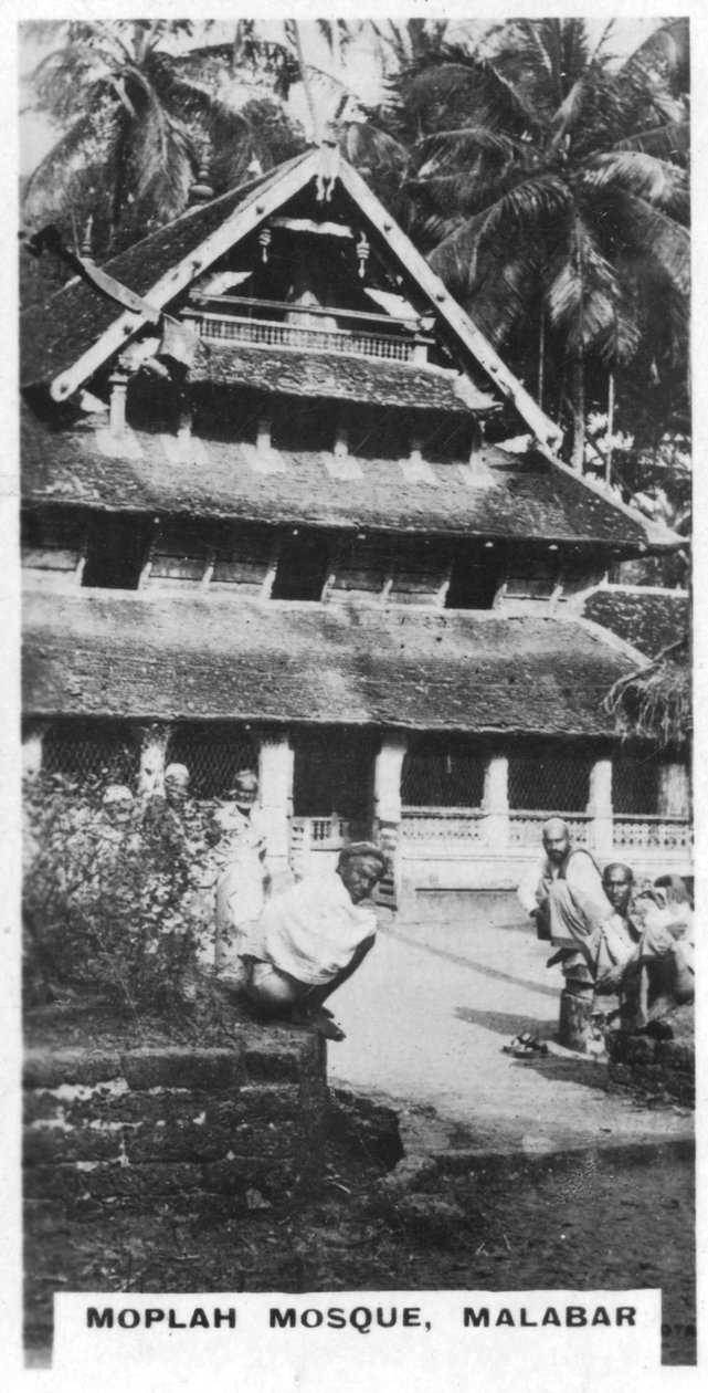 Moplah-moskeen, Malabar, Sør-India, c1925 av Unbekannt