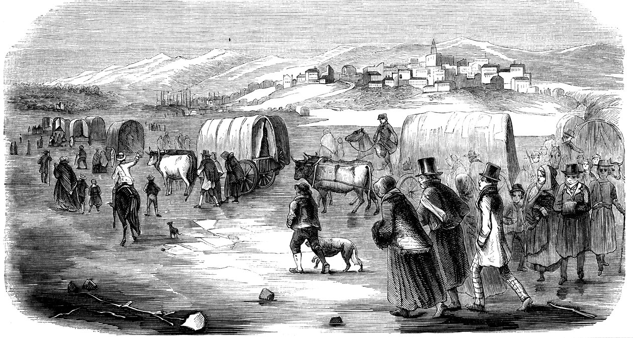 Mormoner på vandringen fra Illinois til Utah, 1846 1853 av Unbekannt