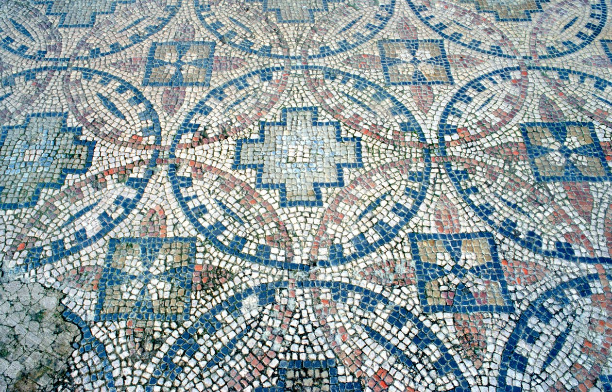 Mosaikk fra en romersk villa, Montreal, Dordogne og Atlanterhavskysten, Frankrike av Unbekannt