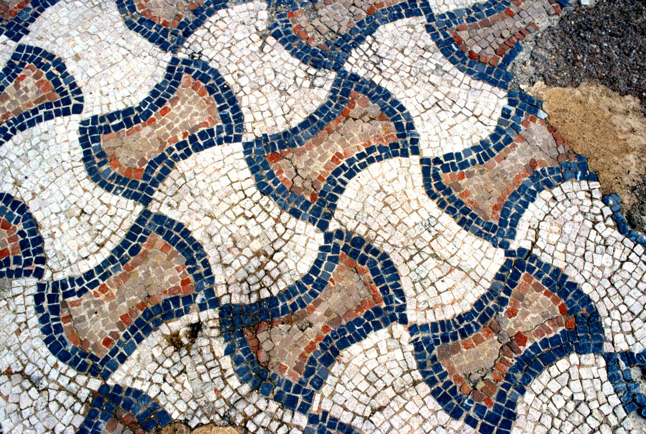 Mosaikk fra en romersk villa, Montreal, Dordogne og Atlanterhavskysten, Frankrike av Unbekannt