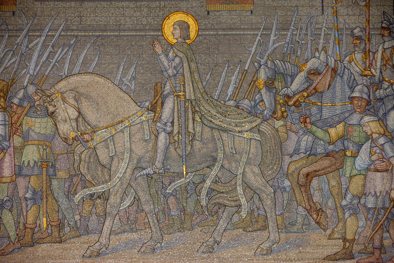 Mosaikk i Fourviere-basilikaen: John of Ark (Decote 1917), Lyon, Frankrike av Unbekannt
