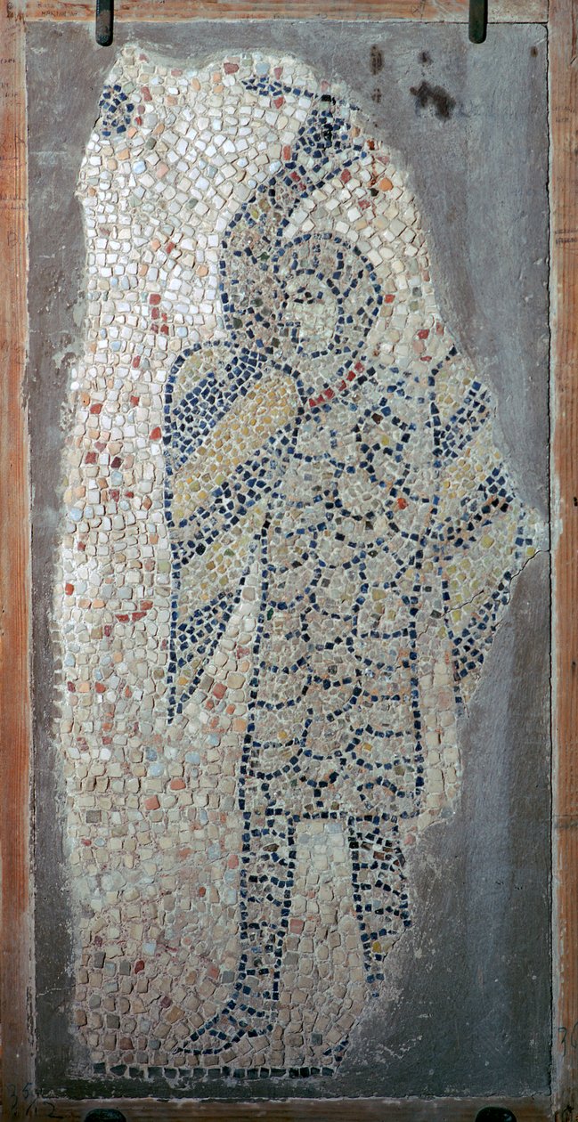 Mosaikk av en korsfarer fra det fjerde korstoget, 1200-tallet av Unbekannt