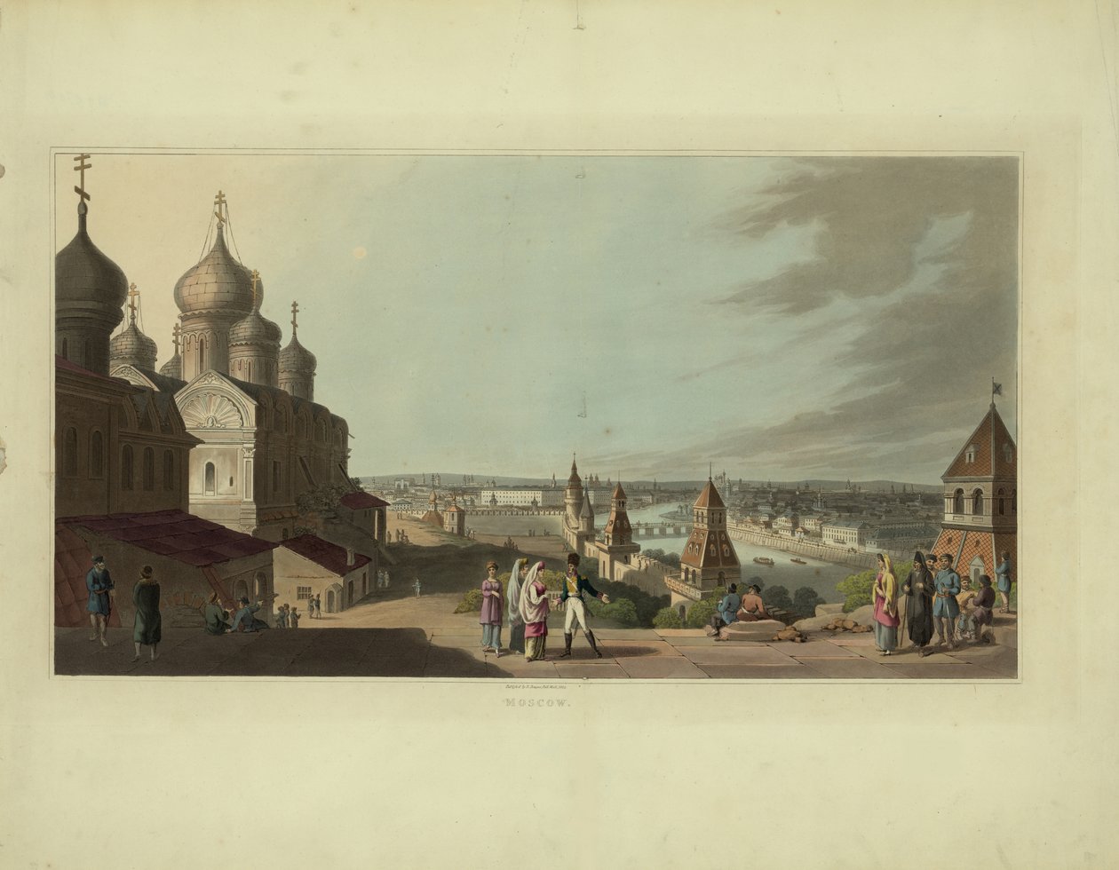 Moskva, 1814 av Unbekannt
