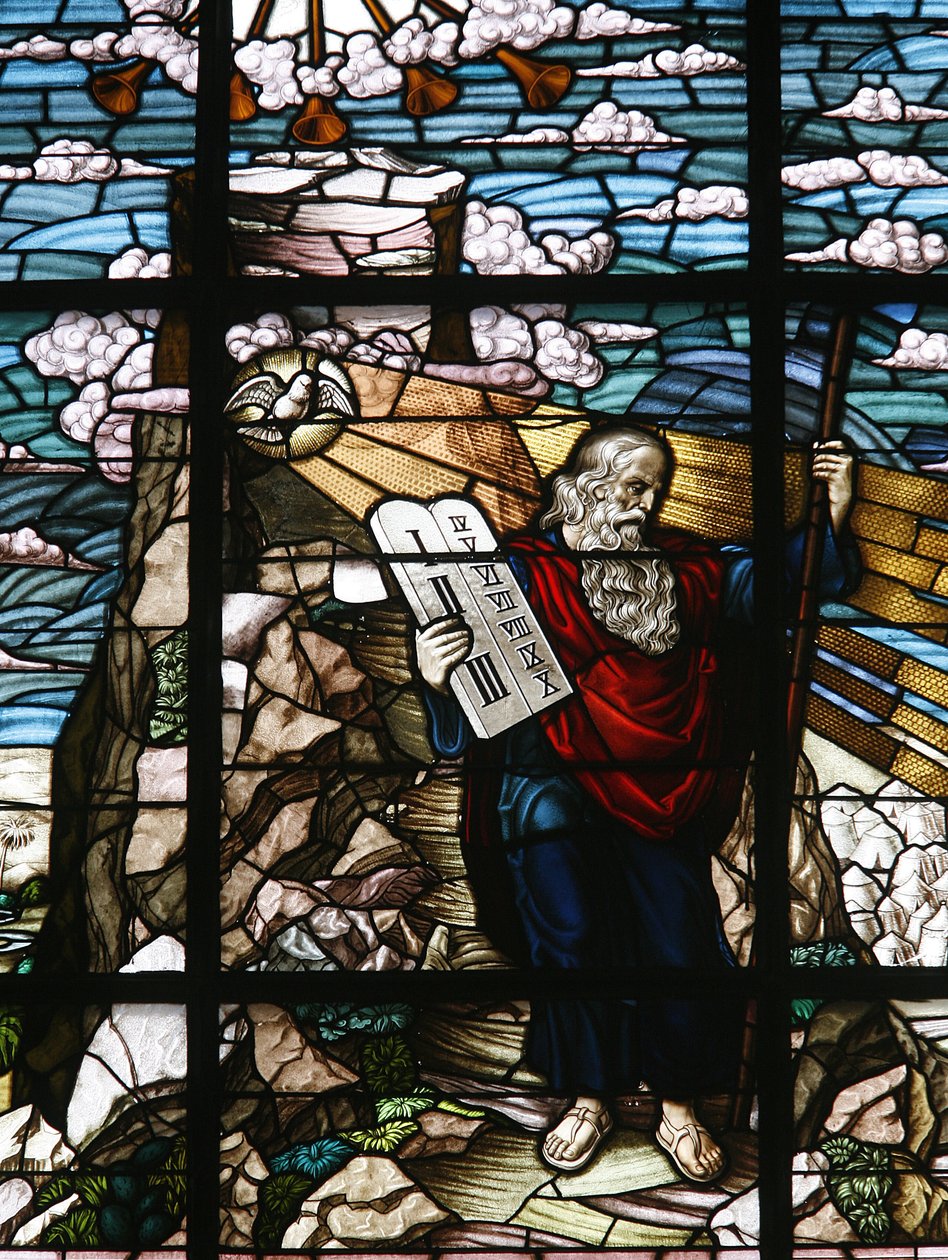 Moses holder lovens bord, Vienne, Autriche av Unbekannt