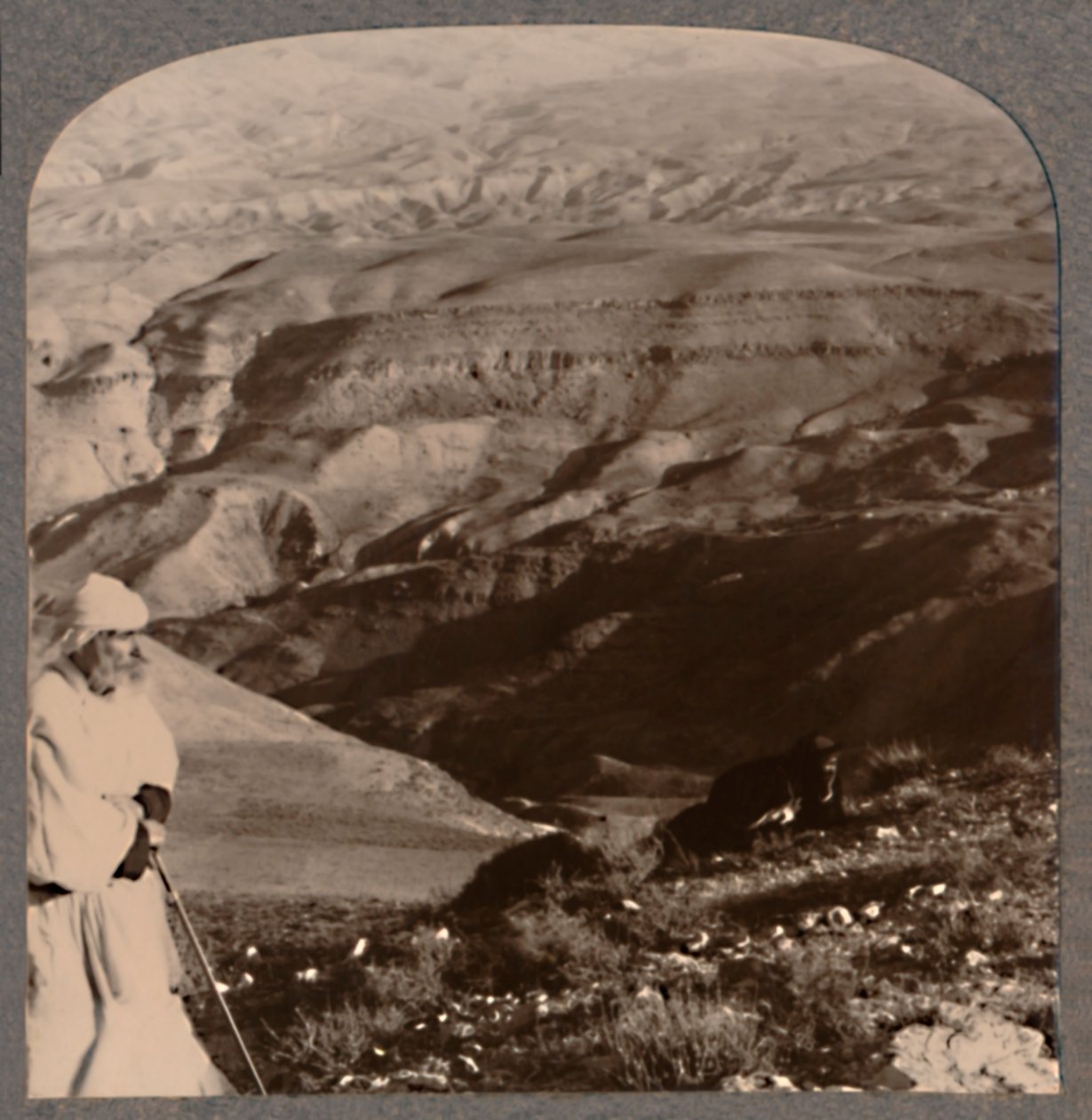 Moses syn på det lovede land, ca 1900 av Unbekannt