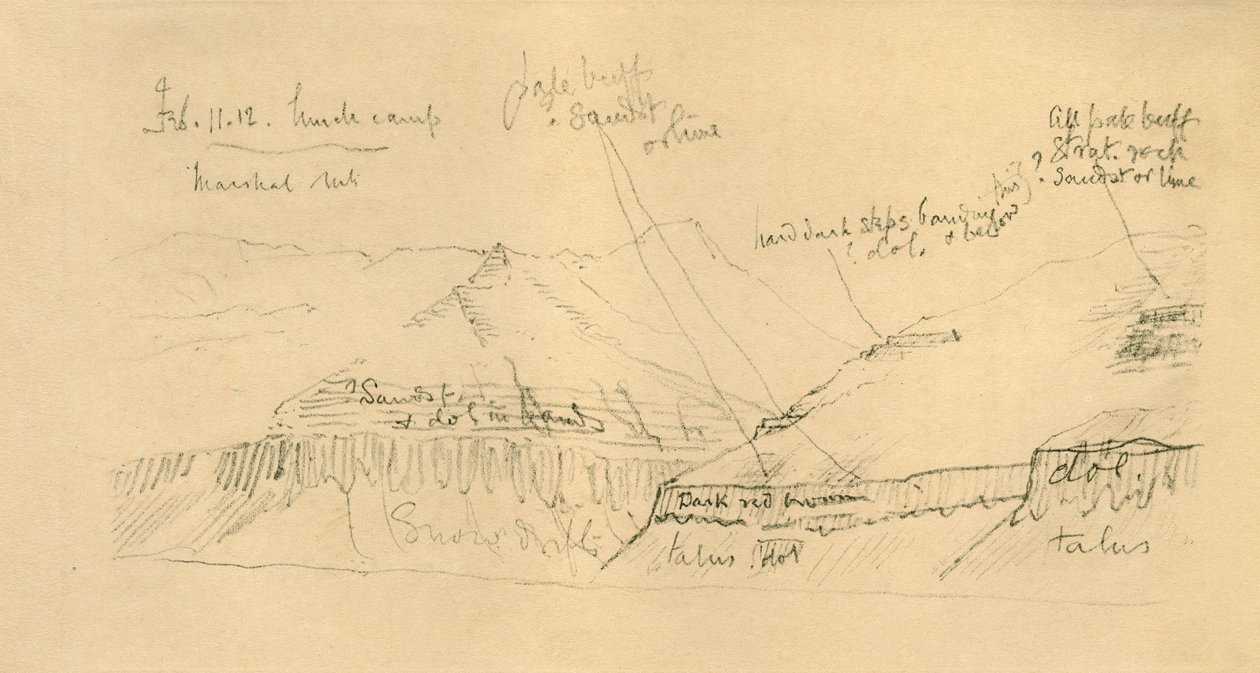Mount Buckley, 11. februar 1912, 1913 av Unbekannt