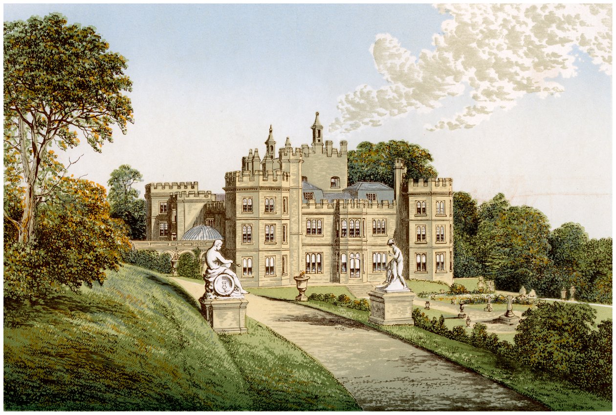 Mount Edgcumbe, Cornwall, hjemmet til Lord Mount Edgcumbe, c1880 av Unbekannt