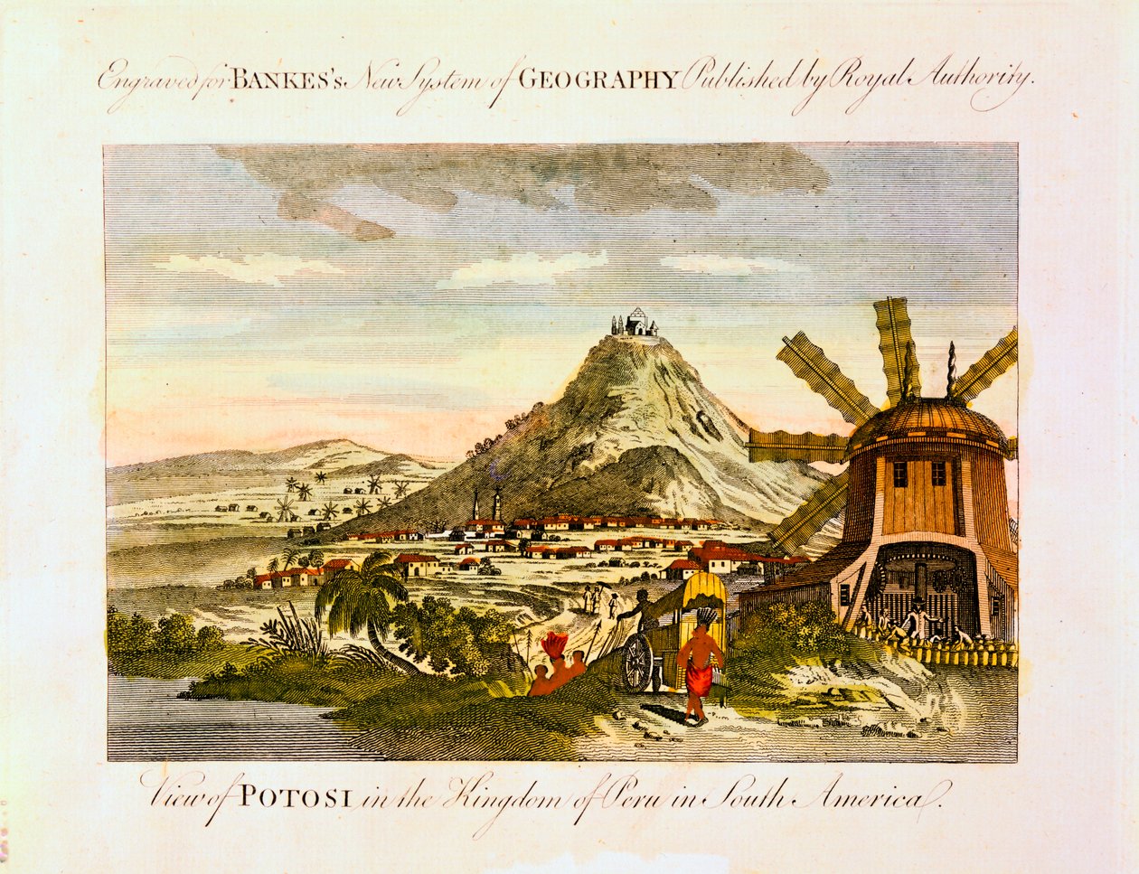 Mount Potosi, Bolivia, c1788. av Unbekannt