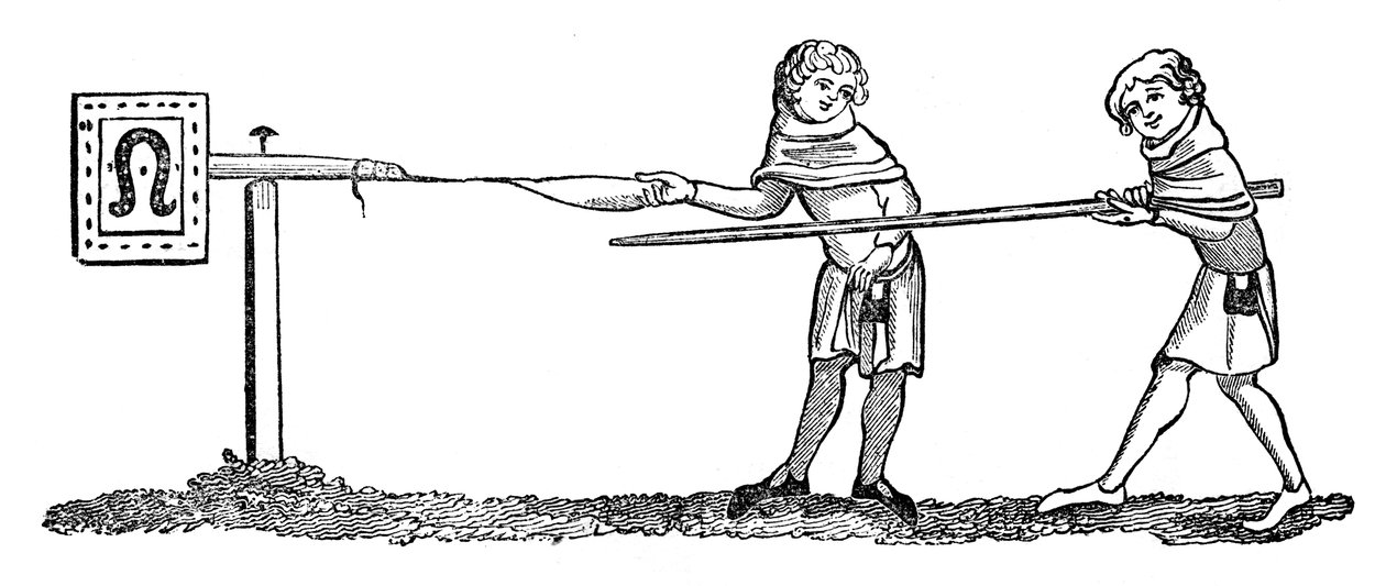 Moveable Quintain, 1344, 1833 av Unbekannt