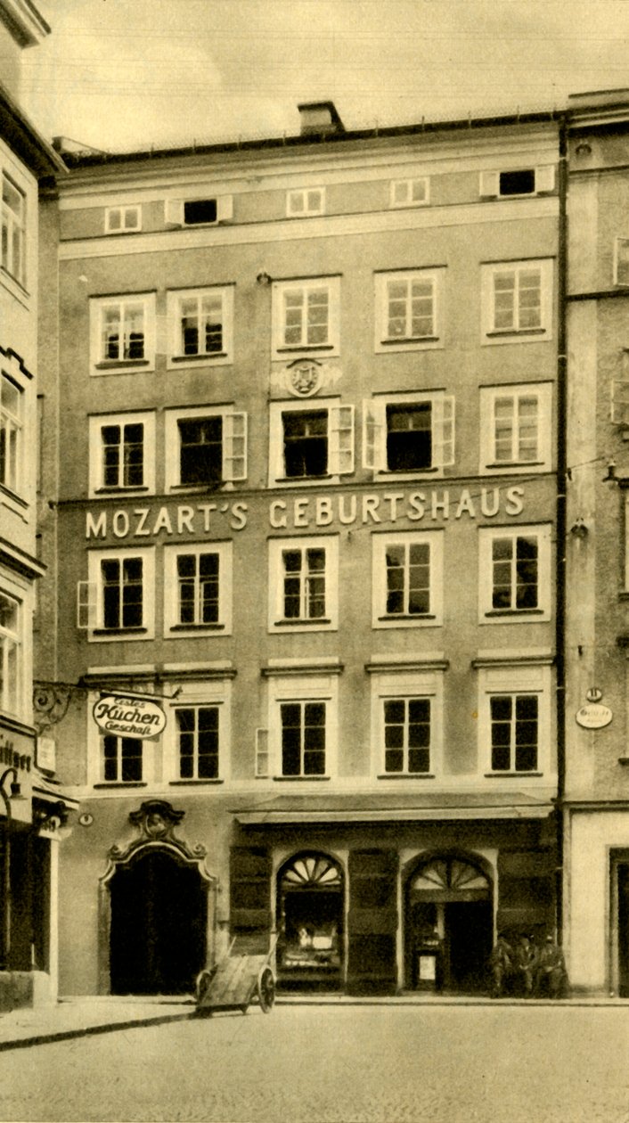 Mozarts fødested, Salzburg, Østerrike, c1935. av Unbekannt