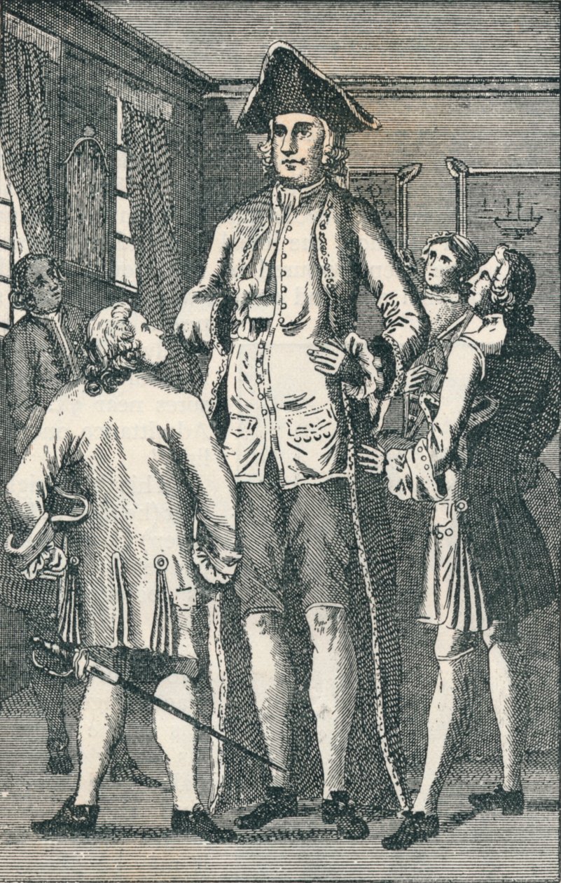 Mr Henry Blacker den britiske giganten, c1750, 1894 av Unbekannt