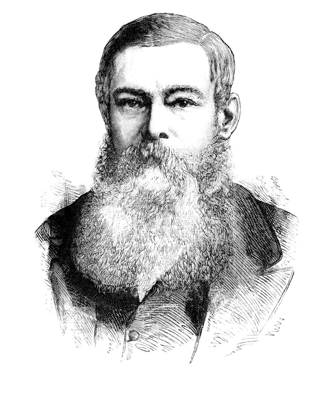 Mr. J. H. Brand, president i Orange Free State, c1880 av Unbekannt