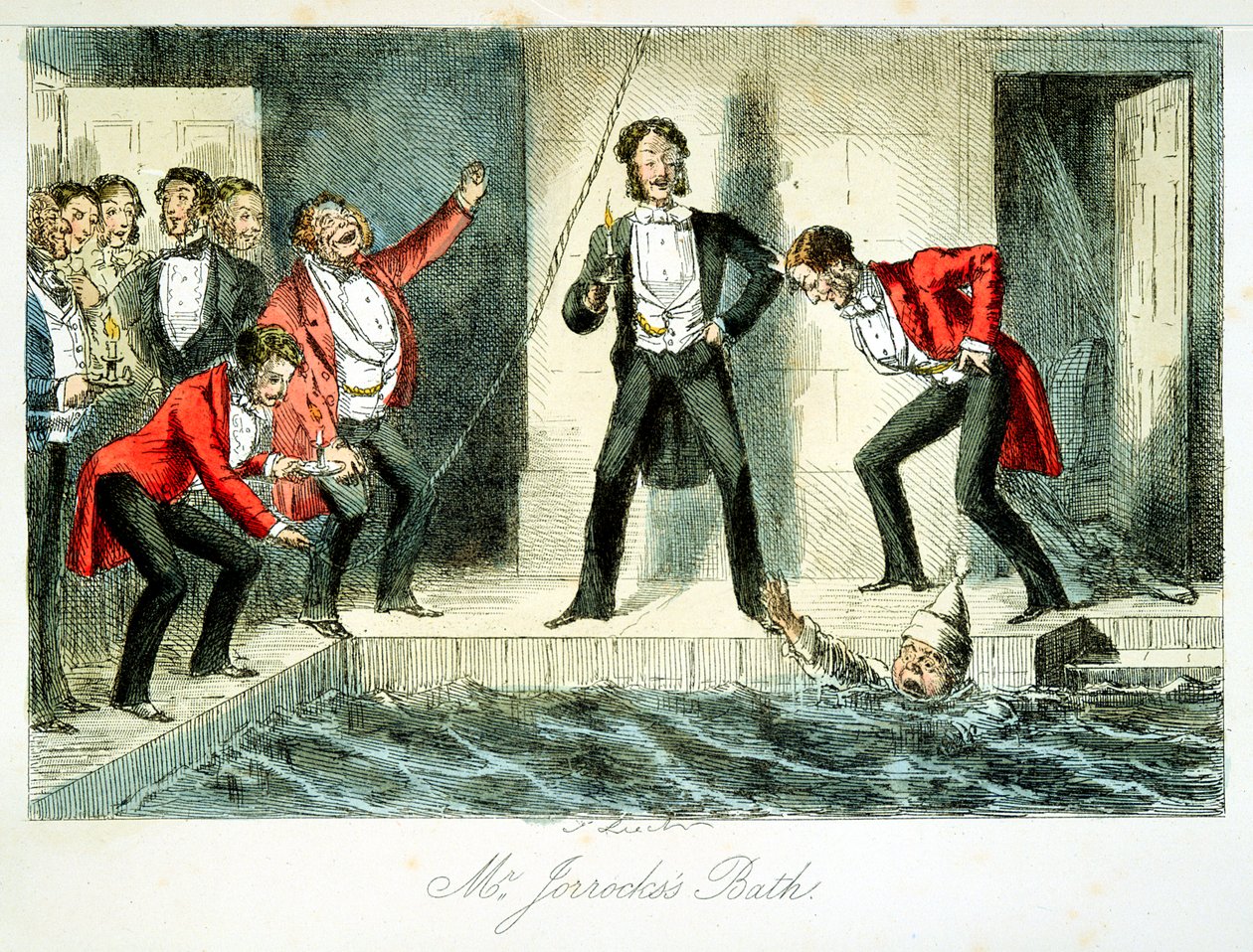 Mr Jorrockss Bath, 1845 av Unbekannt