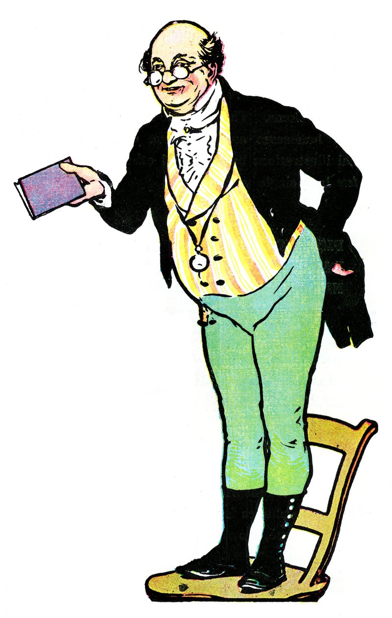 Mr Pickwick, fra The Pickwick Papers av Charles Dickens, 1912 av Unbekannt