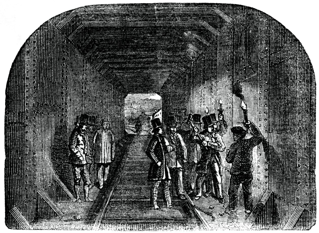 Mr Stephenson satte inn den siste naglen, 1886 av Unbekannt