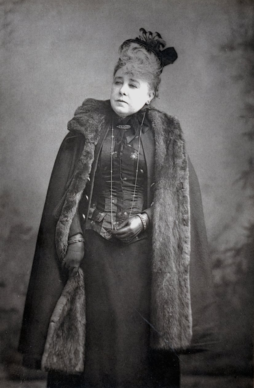 Mrs Bancroft nee Marie Wilton 1840-1921, engelsk skuespillerinne, c1890 av Unbekannt