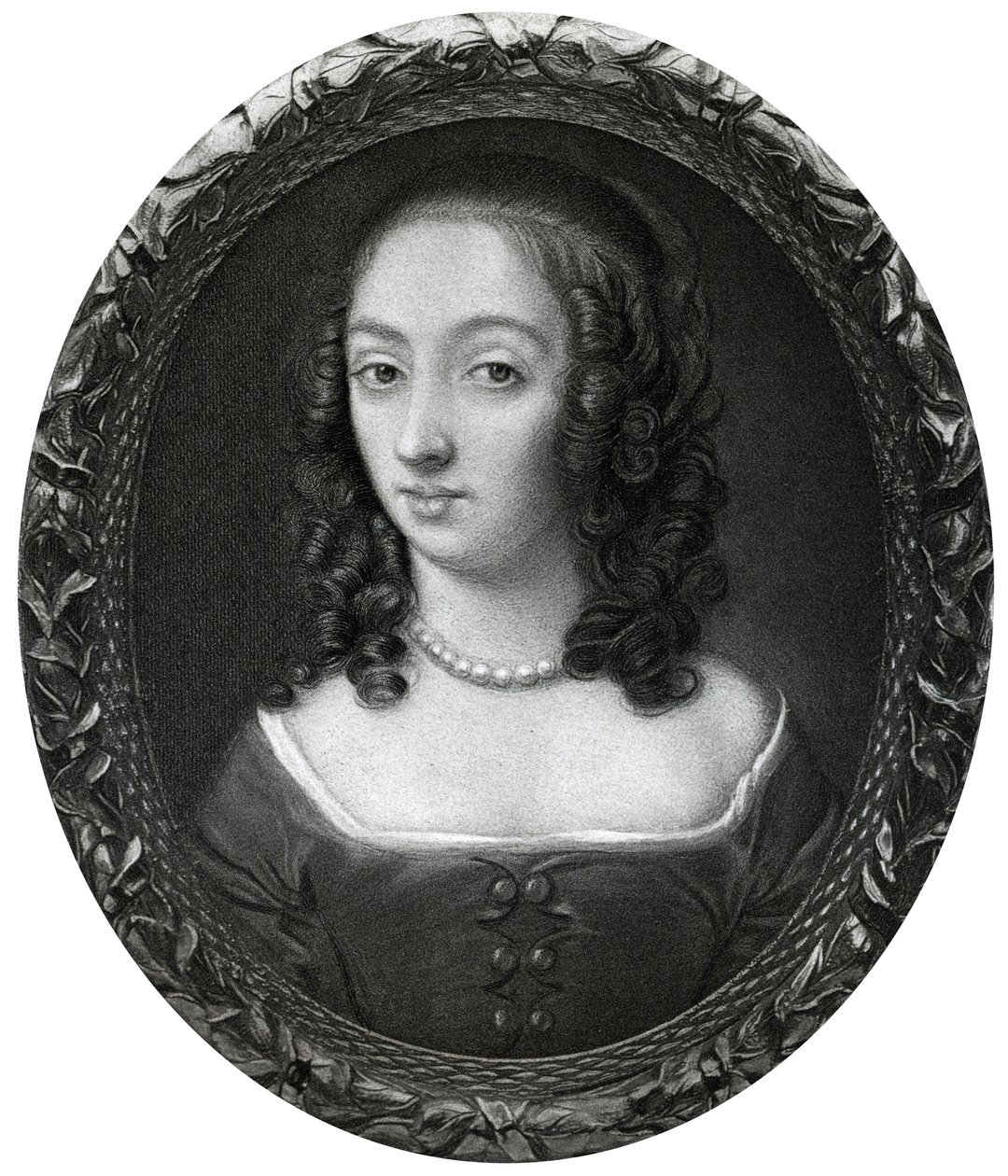 Mrs Claypole Elizabeth Cromwell, andre datter av Oliver Cromwell, 1600-tallet, 1899. av Unbekannt