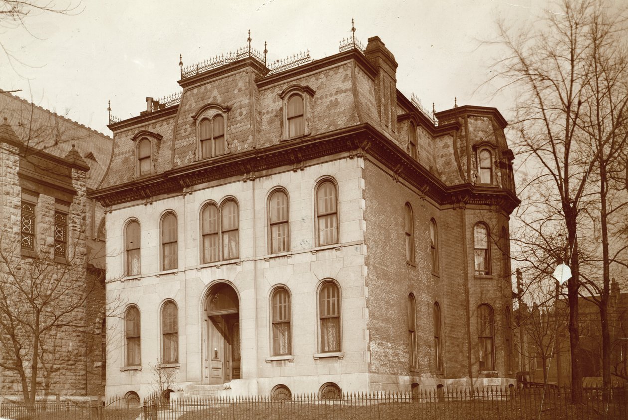 Fru Fred Paramore (nee Nellie Haseltine) Residence. Nordsiden av Pine Street, øst for Twenty-åttende Street av Unbekannt
