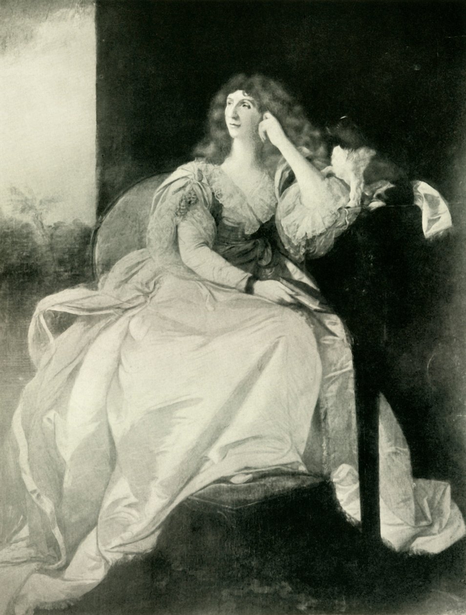 Mrs. Hastings, ca 1780-tallet, 1925. av Unbekannt