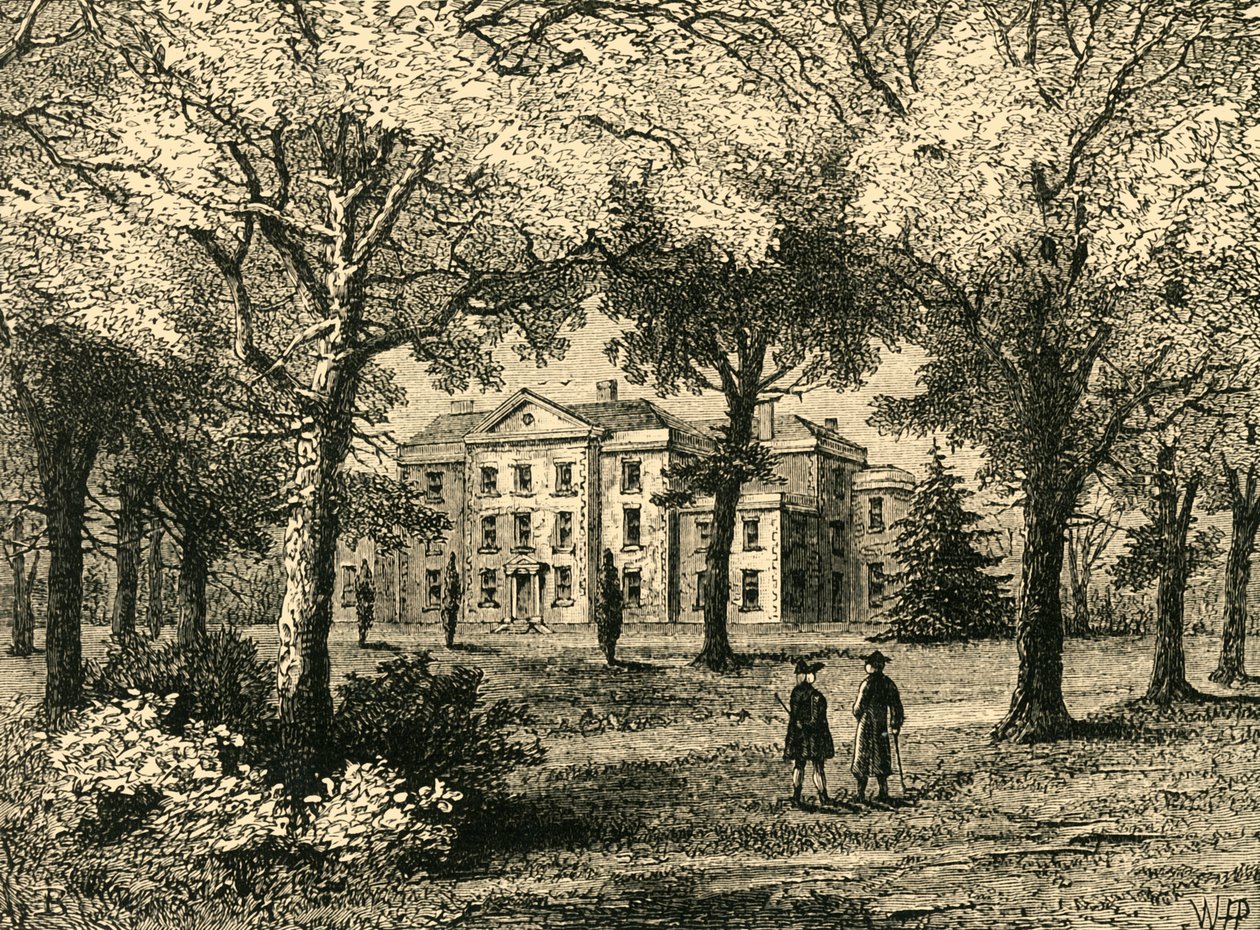 Mrs. Thrales House, Streatham, c1878. av Unbekannt