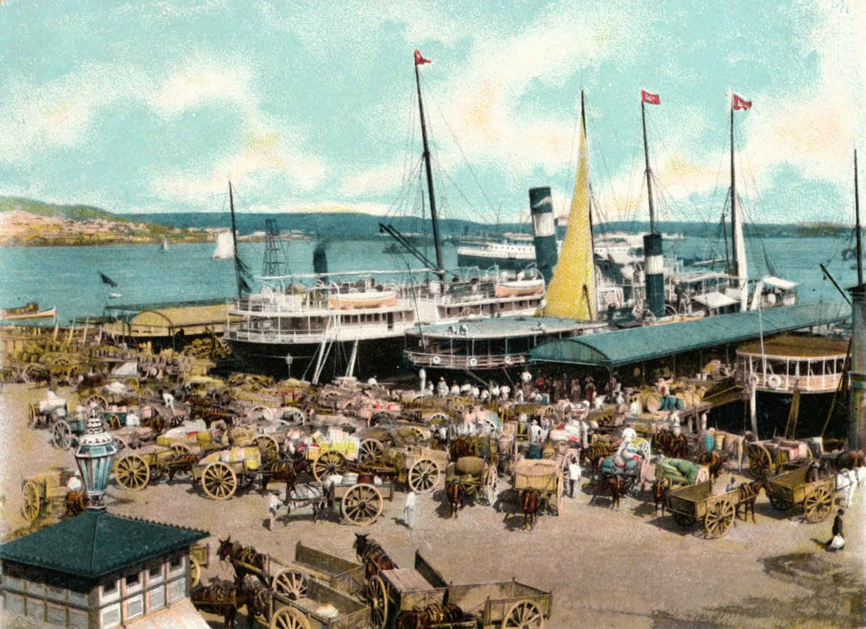 Muelle de Luz havn med ferger, Havana, Cuba, 1904 av Unbekannt