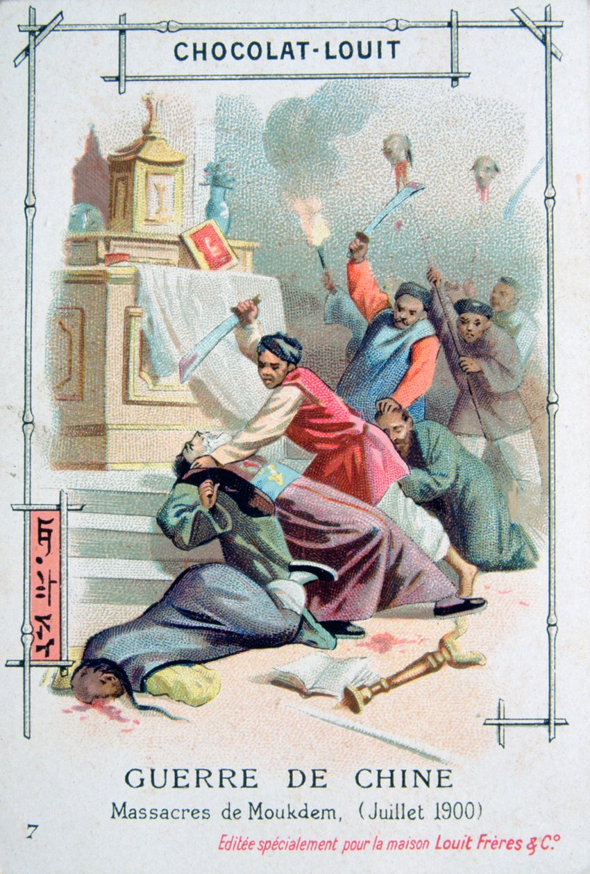 Mukden-massakren, Boxer Rebellion, Kina, juli 1900 av Unbekannt