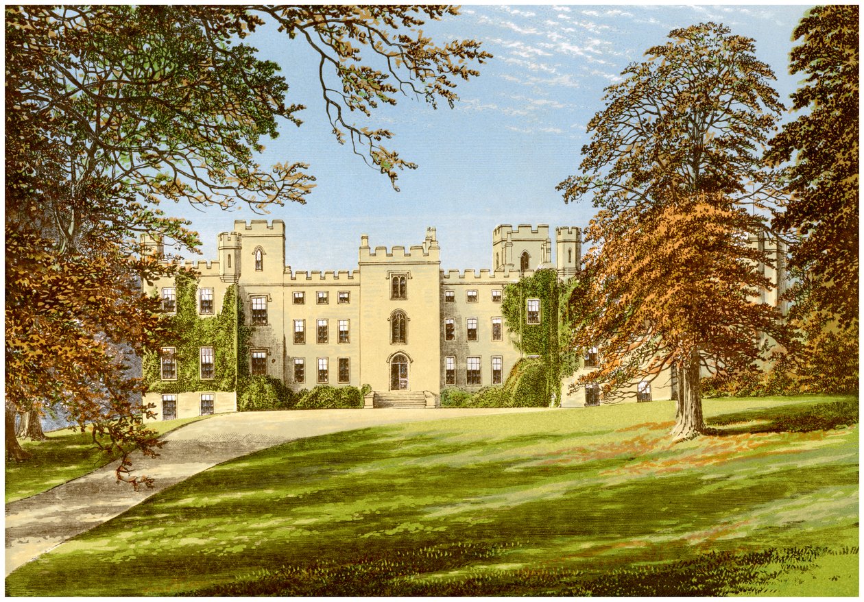 Mulgrave Castle, Yorkshire, hjemmet til Marquis of Normanby, c1880 av Unbekannt