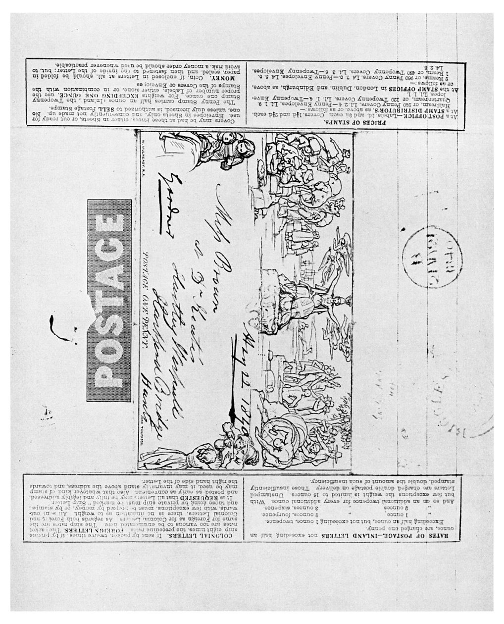 Mulreadys omslagskonvolutt, 1840 1956 av Unbekannt