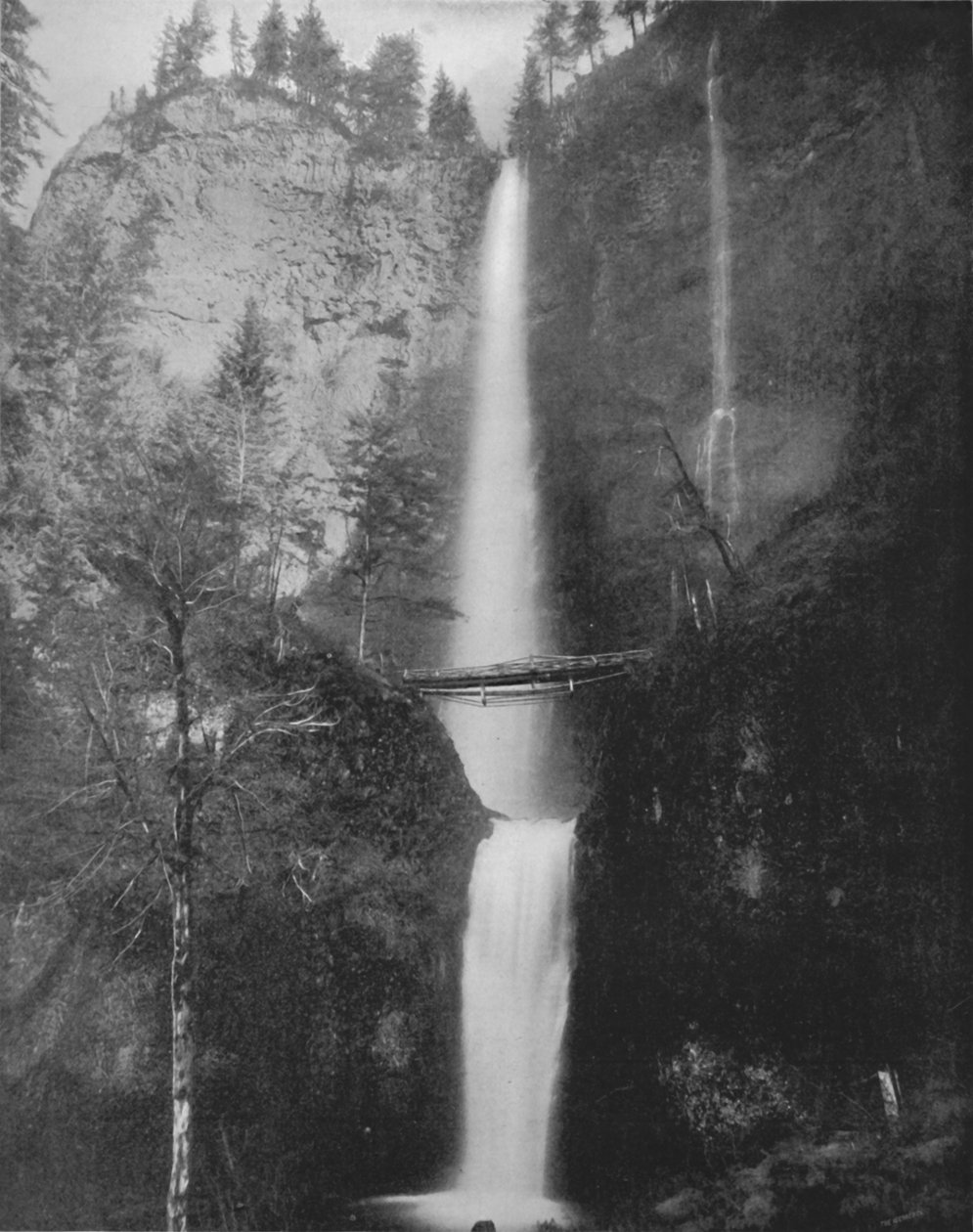 Multinomah Falls, 1800-tallet av Unbekannt