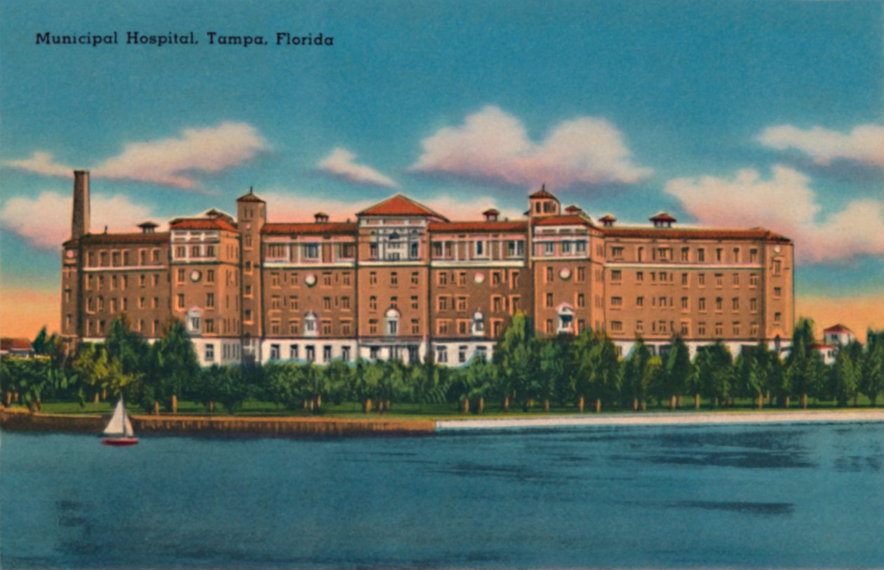 Municipal Hospital, Tampa, Florida, ca 1940-tallet av Unbekannt