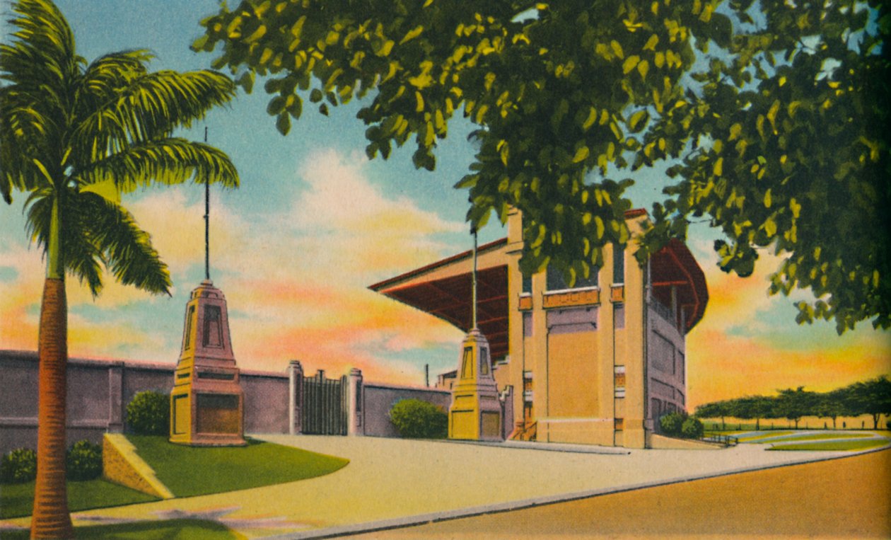 Municipal Stadium, Barranquilla, c1940-tallet av Unbekannt