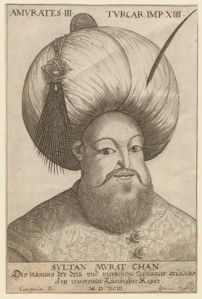 Murad III 1546–1595, Sultan av det osmanske riket, 1593 av Unbekannt