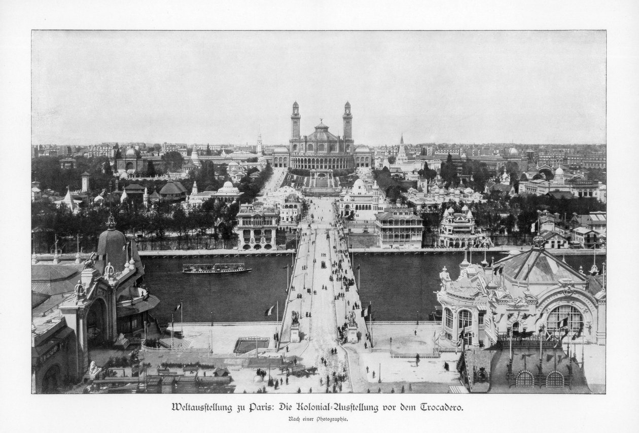 Museum of the Colonies, Trocadero, Paris verdensutstilling, 1889, 1900 av Unbekannt