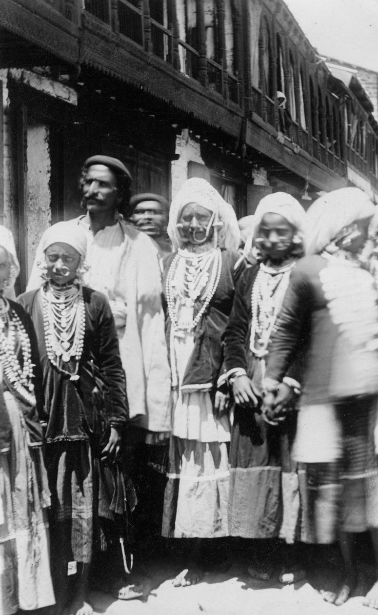 Muslimske fjellstammefolk, Chakrata, India, 1917 av Unbekannt