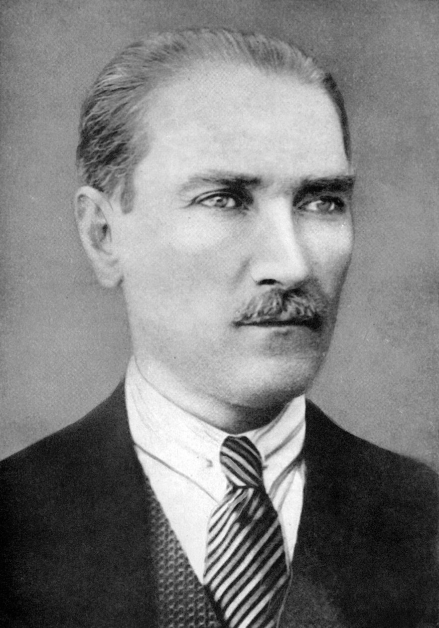 Mustapha Kemal Pasha 1881-1928, tyrkisk revolusjonær, 1926 av Unbekannt