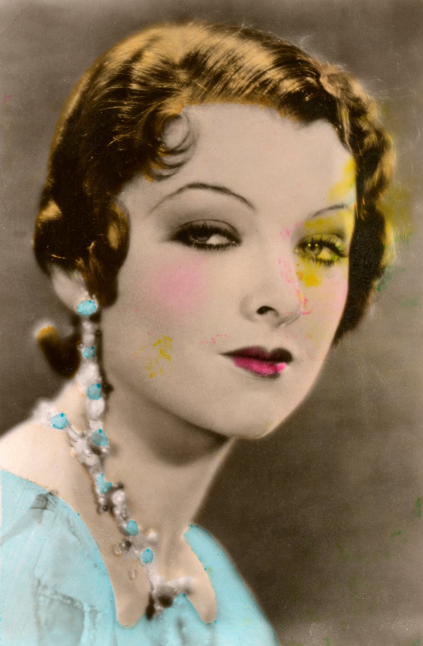 Myrna Loy 1905-1993, amerikansk skuespillerinne, 1900-tallet av Unbekannt