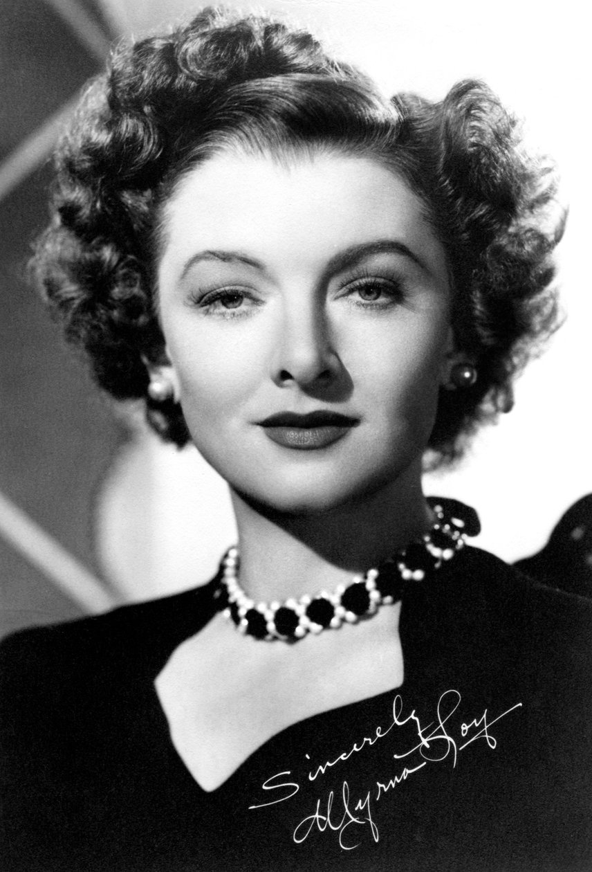 Myrna Loy 1905-1993, amerikansk skuespillerinne, c1930-c1940s av Unbekannt