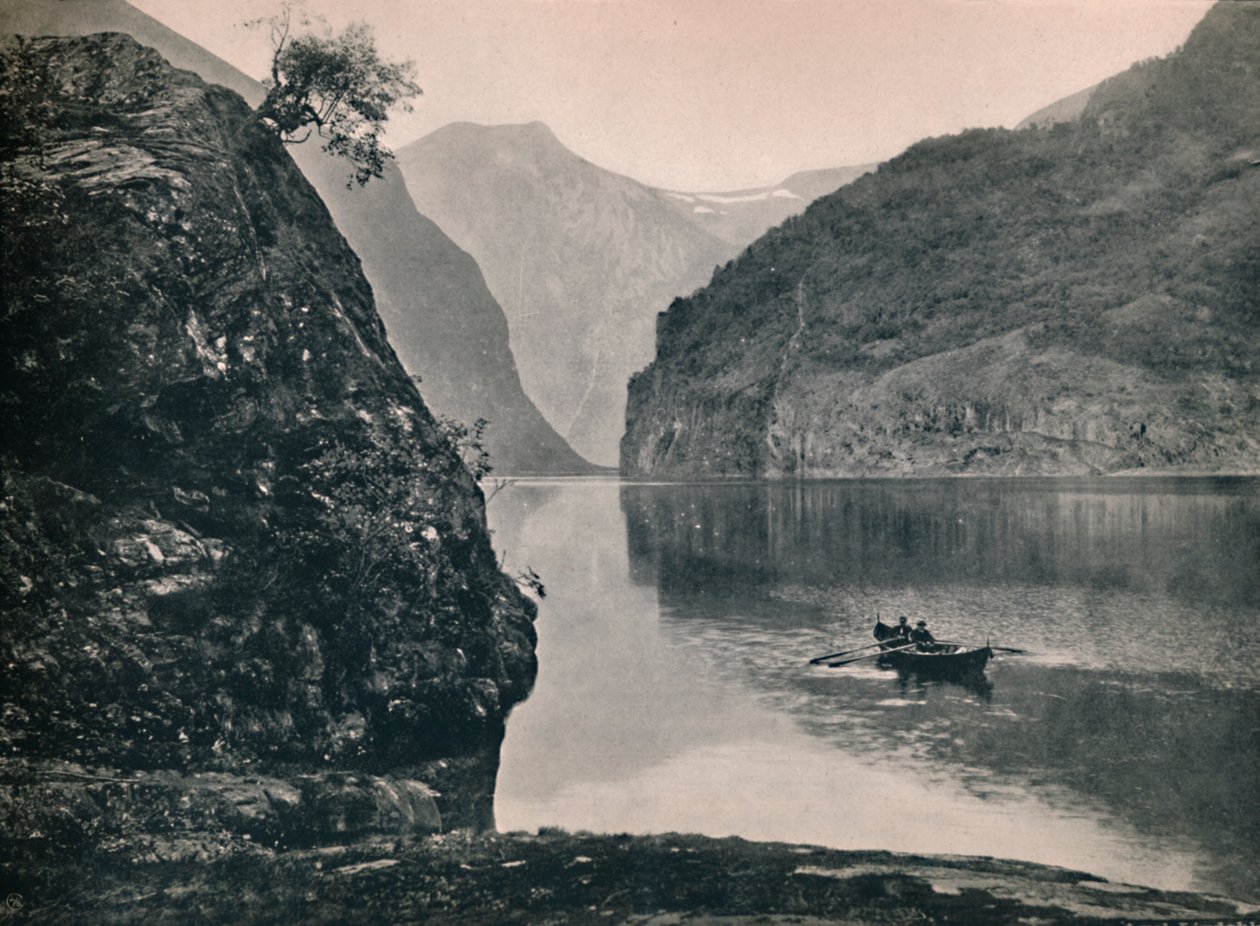 Nærøyfjord, 1914. av Unbekannt